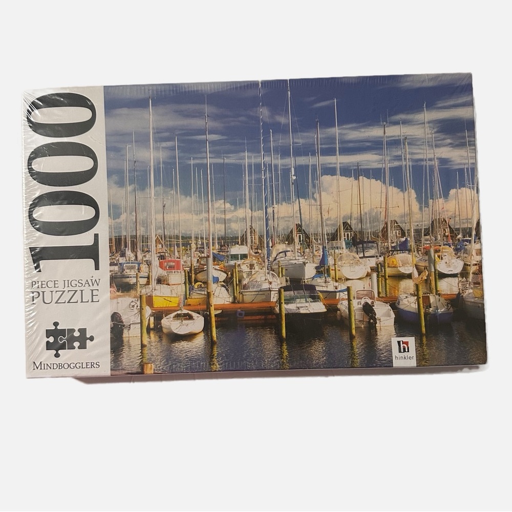 MINDBOGGLERS 1000 Piece Jigsaw Puzzle - Harbor Scene NEW
